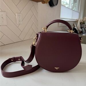 Elegant Burgundy Crossbody Bag